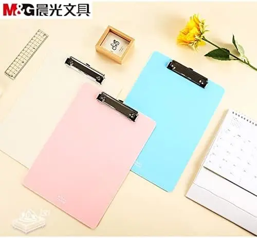 بلانشيطه M&G Chenguang A4 Board Clip Blue Vertical Notepad Clip